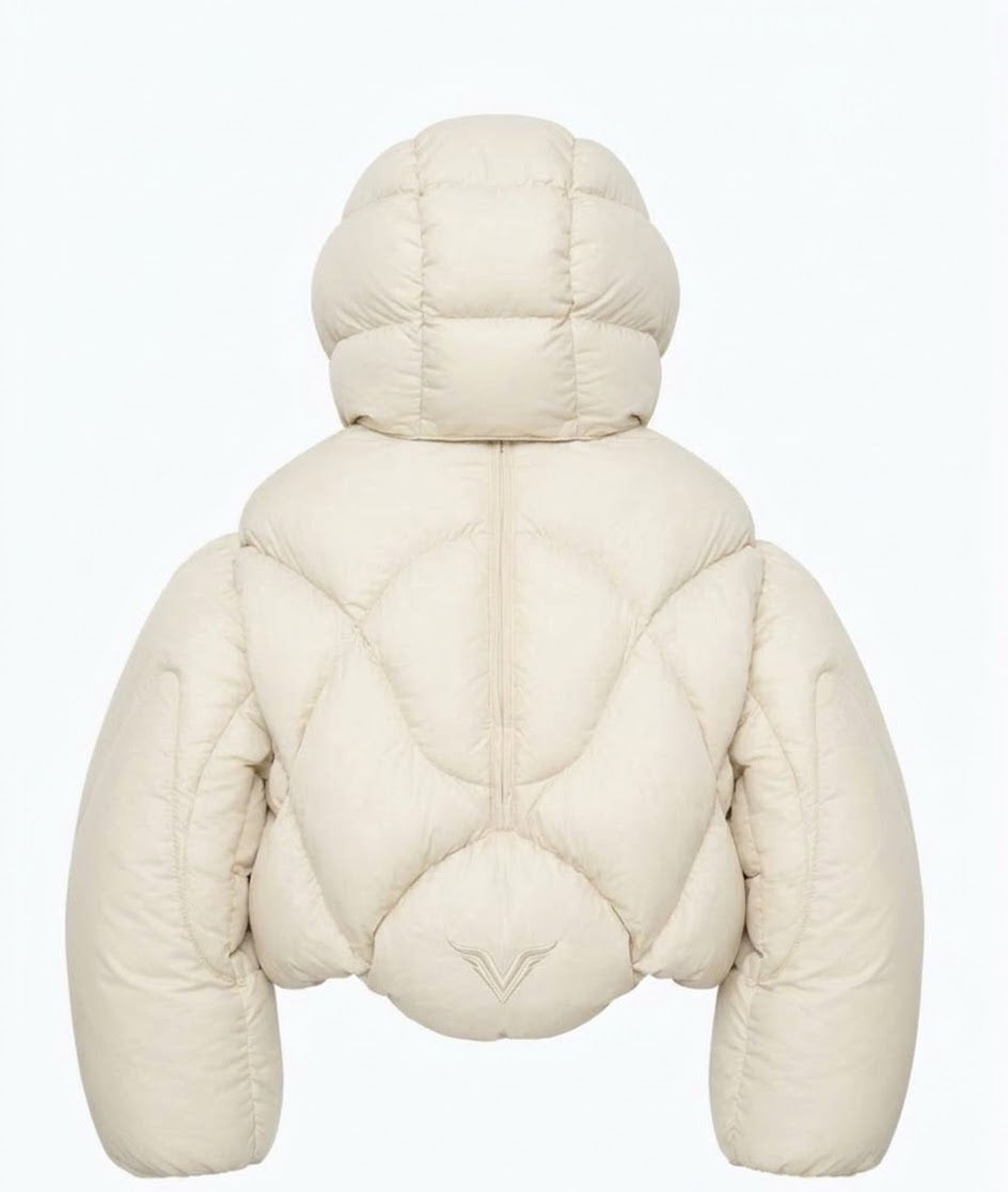 Cream Puffer Jacket