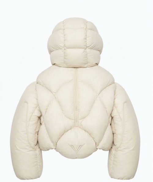Cream Puffer Jacket