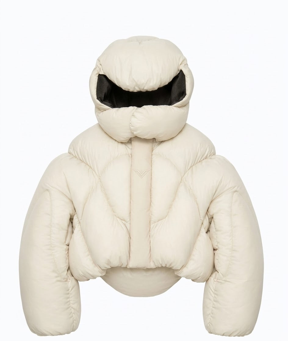 Cream Puffer Jacket