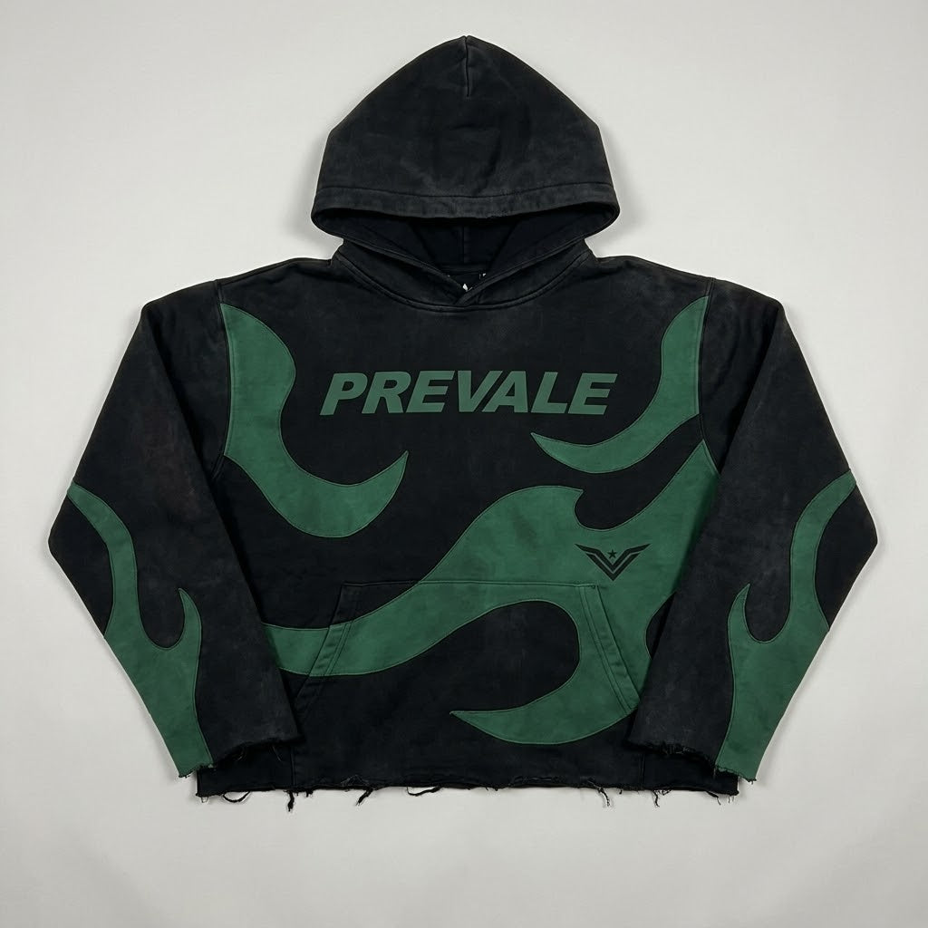 green flame hoodie